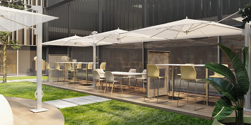 Soluzione per area esterna bar