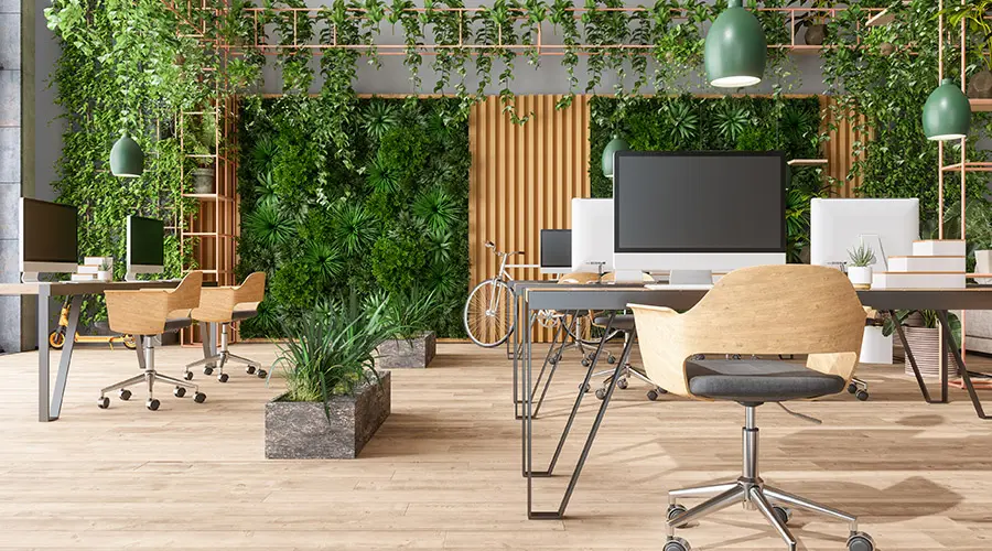 Green wall: oasi di benessere e produttività negli spazi lavorativi