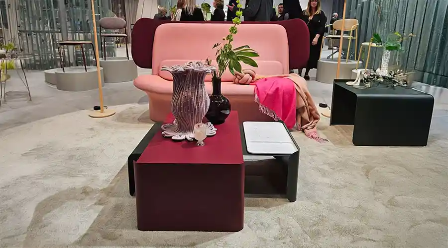 Salottino rosa