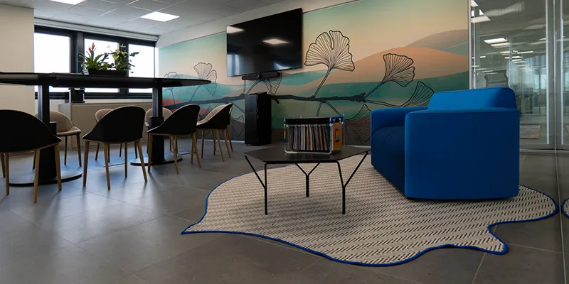 Ambienti ufficio in nuovo centro di distribuzione