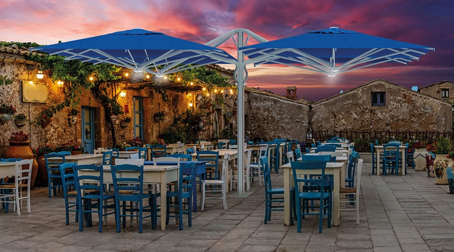Ombrellone per grandi coperture scolaro parasol