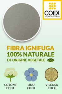 sedie ecologiche - tessuto ignifugo COEX