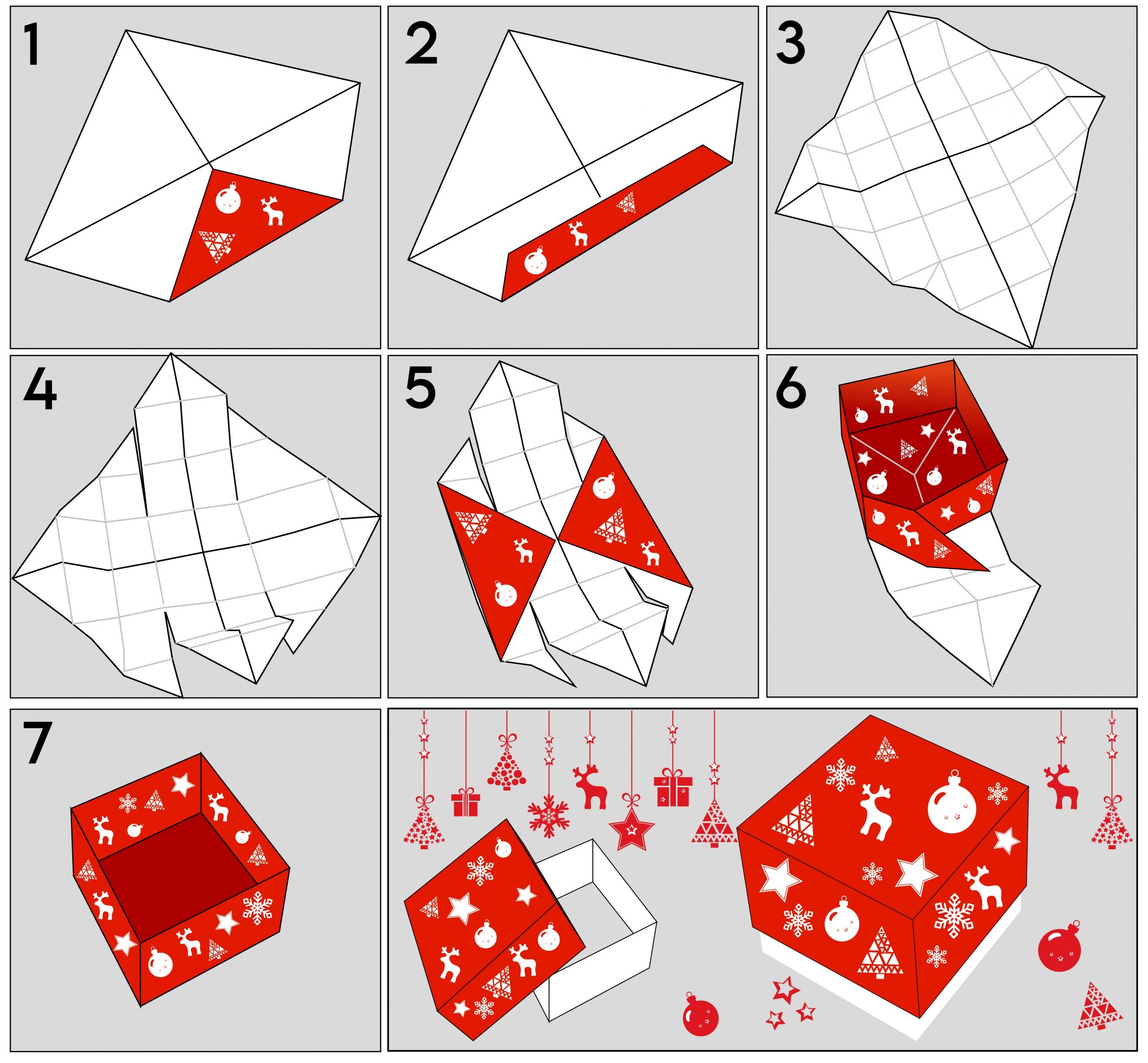Tutorial Scatola origami