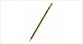 STAEDTLER Matita in grafite con gommino Noris 120, Fusto esagonale, Mina HB (confezione 12 pezzi)