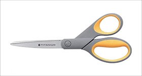 Westcott Forbici Titanium, impugnatura Asimmetrica, Lunghezza totale 210 mm