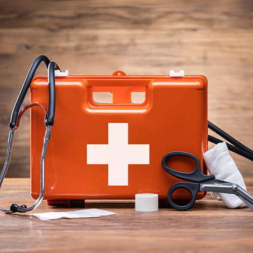 Cassetta per il primo soccorso